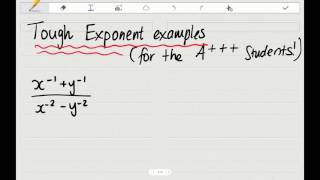 Exponent Examples - Part 4