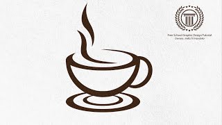 logo design illustrator - adobe illustrator tutorial logo design for beginners - coffee cup logo