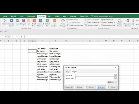 new trick first & last name in excel
