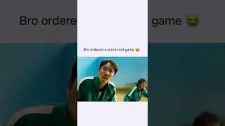 Bro Ordered Pizza Mid Game: Squid Game Funniest Moments 😂🍕
