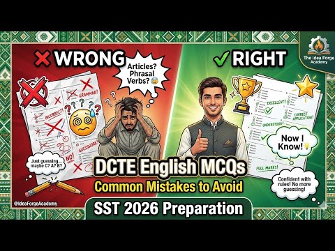 DCTE English MCQs: Common Mistakes to Avoid for SST 2026