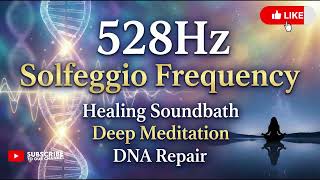 528Hz Solfeggio Frequency, Ambient Drone, Healing Soundbath, Deep Meditation, Ethereal Pads, Binaura