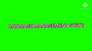 DBMS Data Model and ER-Model