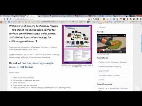 Video Tour: Children's Technology Review