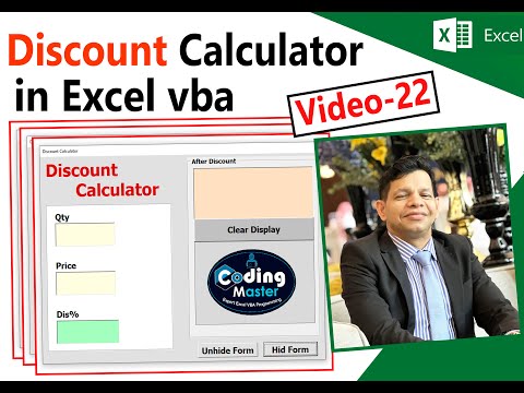 How to Create Discount Calculator in Excel vba