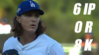 Tyler Glasnow Strikes Out 8 over 6 Scoreless Innings in Game 4 vs Phillies!