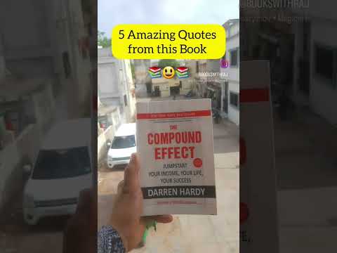 The Compound Effect Book Quotes | Bookswithraj | #shorts #short #books