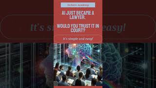 AI Just Became a Lawyer. Would You Trust It in Court? #ai #machinelearning #futuretech #deeplearning