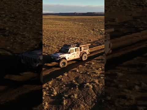 Dronie from recent offroading trip in South Central Utah #shorts #jeepgladiator #trucks