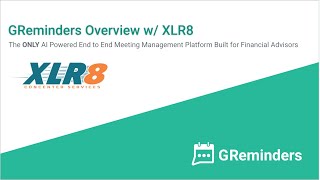 Introducing Next Level AI Automation with GReminders & XLR8