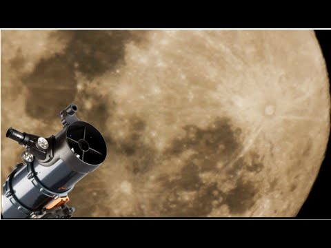 Views of Moon from Celestron Astromaster 130