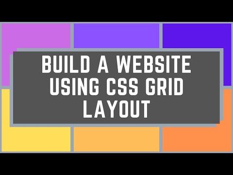 Build A Website Using CSS Grid Layout Tutorial