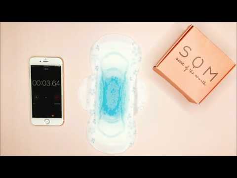 Korean Sanitary Pad Review #3 White Secret Hole   Test 1