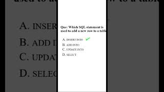 SQL Quiz - 5 | #sql #shorts #MahiIt
