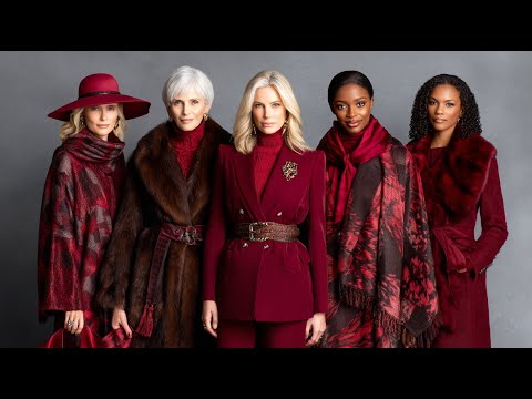 Ralph Lauren Winter 2025/26 — Deep Ruby & Chocolate Luxe Style for Women 40+