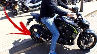 Ficou Monstro Z-1000 R Edition JESKAP EUROPA  com Full Race  Evo Blue