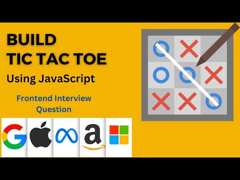 Frontend Interview question | TIC TAC TOE | HTML | CSS | JavaScript
