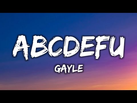 GAYLE - abcdefu (Lyrics)