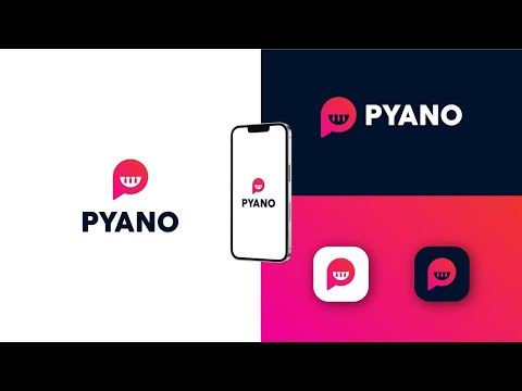 P + Piano Logo Design & Presentation | Negative space | Mega Malik | Adobe illustrator