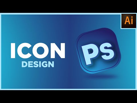How to Create PHOTOSHOP Icon using Adobe Illustrator (ULTIMATE Turorial)✔✔