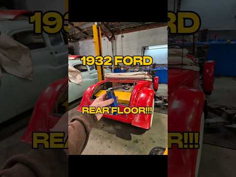 1932 Ford Roadster rear floor!! #1932 #ford #barnfind #abandoned #hotrod