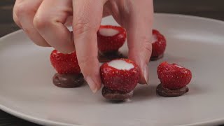 Sweet Chocolate Strawberry Dessert And Mango Cake Decor 🍓