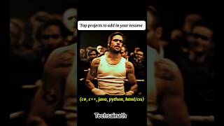 Top projects to add your resume#coding