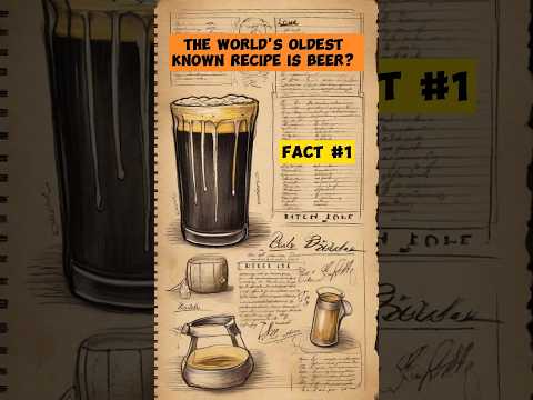 🍻 FACT#1 The Oldest Recipe 📜  #shorts