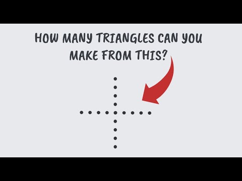 How To Solve The Dotted Triangle Problem | Olympiad Maths Problem