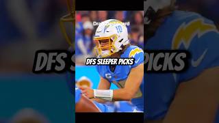 DFS Sleeper Picks 🏈#sleeperpicks #shorts #dfs