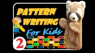 9.Art Integrated Project 2023-24 - English Pattern writing -Slanting and Zig Zag lines- Tingly Tintu