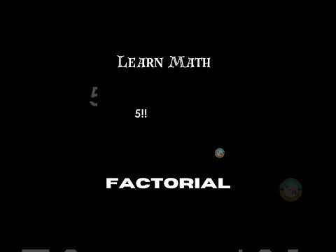 FACTORIAL #factorial #factorialnotation #review #learning #maths #viralvideo #students #grade10 #fyp