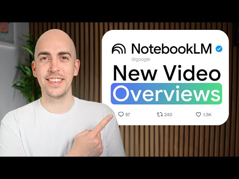 How To Create Video Overviews & More NEW Features in NotebookLM