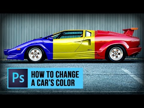 How to Change the Color of a Car | Adobe Photoshop Tutorial