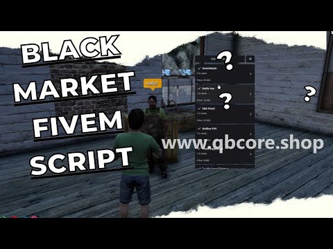 GANG BLACKMARKET SCRIPT | QBCore Framework Script