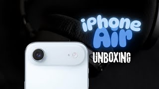 iPhone Air Sky Blue 256GB Unboxing and Hardware tour!