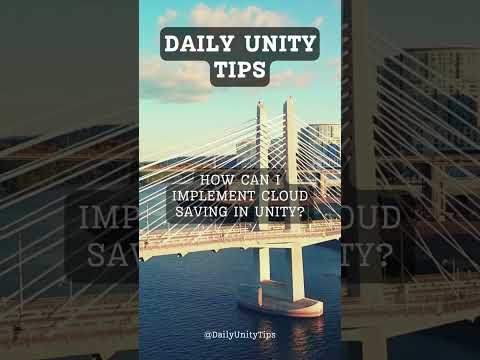 How can I implement cloud saving in unity? #unity3d #programming #gamedesign  #gamedevelopment