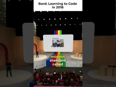 bard  learning to code in 2018