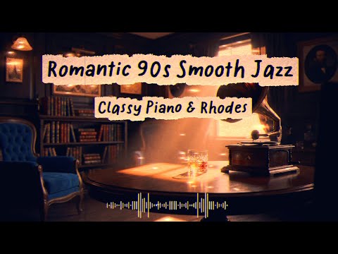 Romantic 90s Smooth Jazz | Classy Piano & Rhodes Lounge Mix for Easy Nights