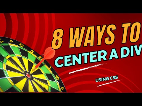 8 ways to center a div using css