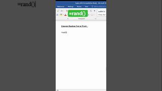 How to Generate Random Text in word #msword #msword_computer #mswordforbeginners #mswordshortcuts