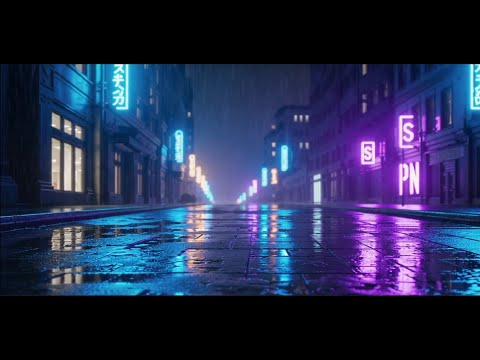 Rainy Lo-Fi Coding Music • 1 Hour Focus Beats for Deep Work & Studying (Neon Aesthetic)