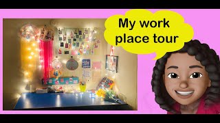MY WORKPLACE TOUR  | l peaceful and creative work space | lifestyle video | Sasithacrafts | DIY IDEA