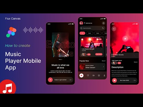 Design a Modern Music Player App in Figma! 🎵📱 | UI/UX Prototyping Tutorial