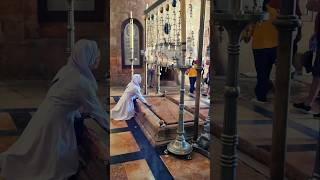 Blessings from the Stone on Which Jesus Was Anointed - Jerusalem