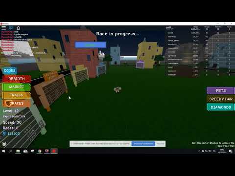 Speed Simulator 2 - DIAMONS - STEPS - AFK Lvl Up - Infinite Exp (WORKING)