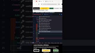 7D. Create the Link Html and css #MyProgresscoding #html #css #visualstudiocode html and css basics