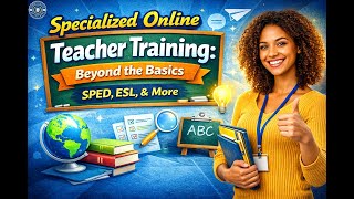 Specialized Online Teacher Training: Beyond the Basics (SPED, ESL, & More)