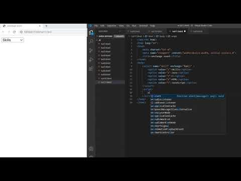 11. Use of onchange event in JavaScript | JavaScript tutorial for beginners in hindi