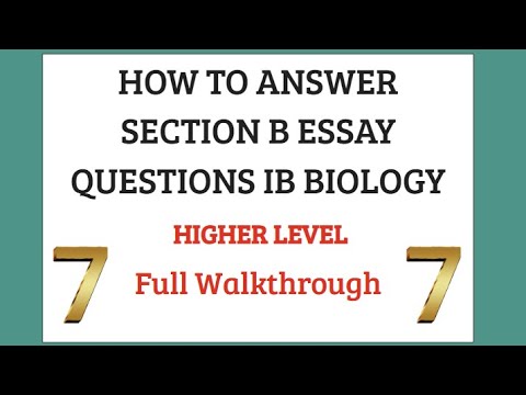 How to get FULL MARKS in IB Biology Essay Questions (With May 2025 Worked Example)